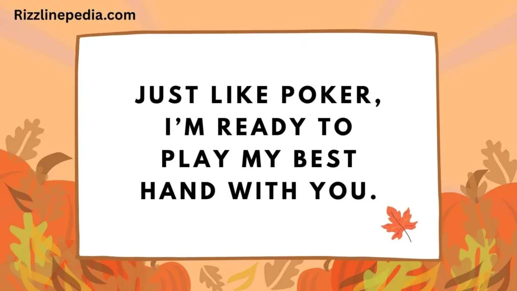 Smooth Poker Lines