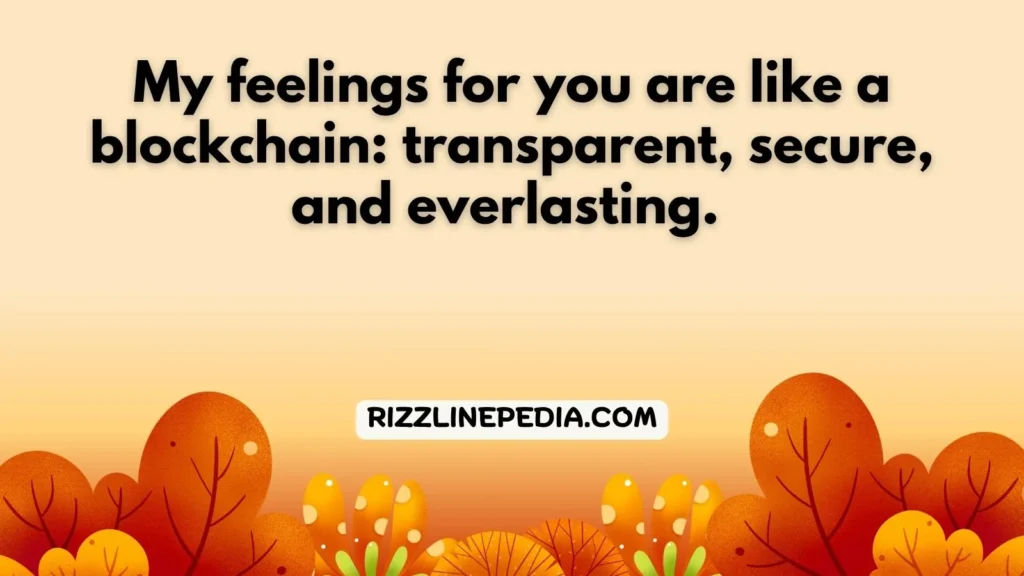 Blockchain Technology Rizz Lines