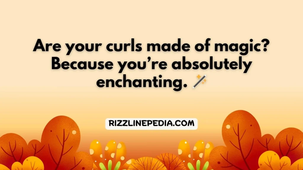 Curly Hair Rizz Lines
