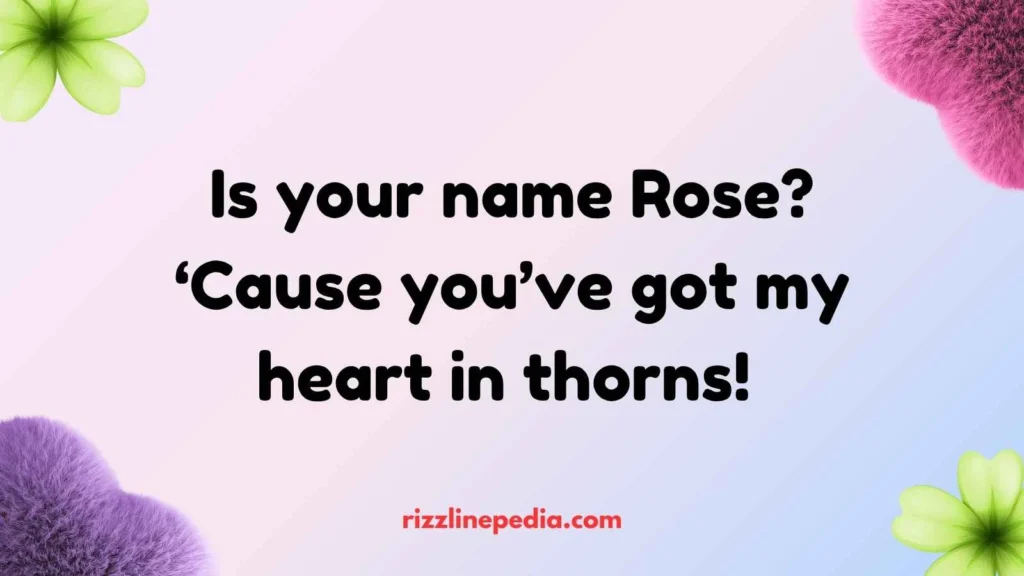 Flower Rizz Lines
