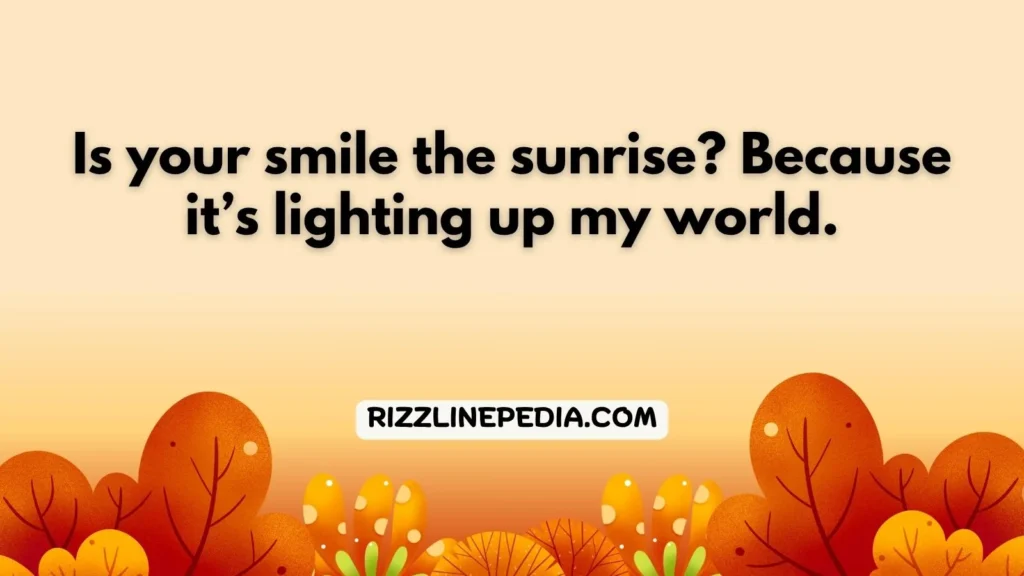 Good Morning Rizz Lines