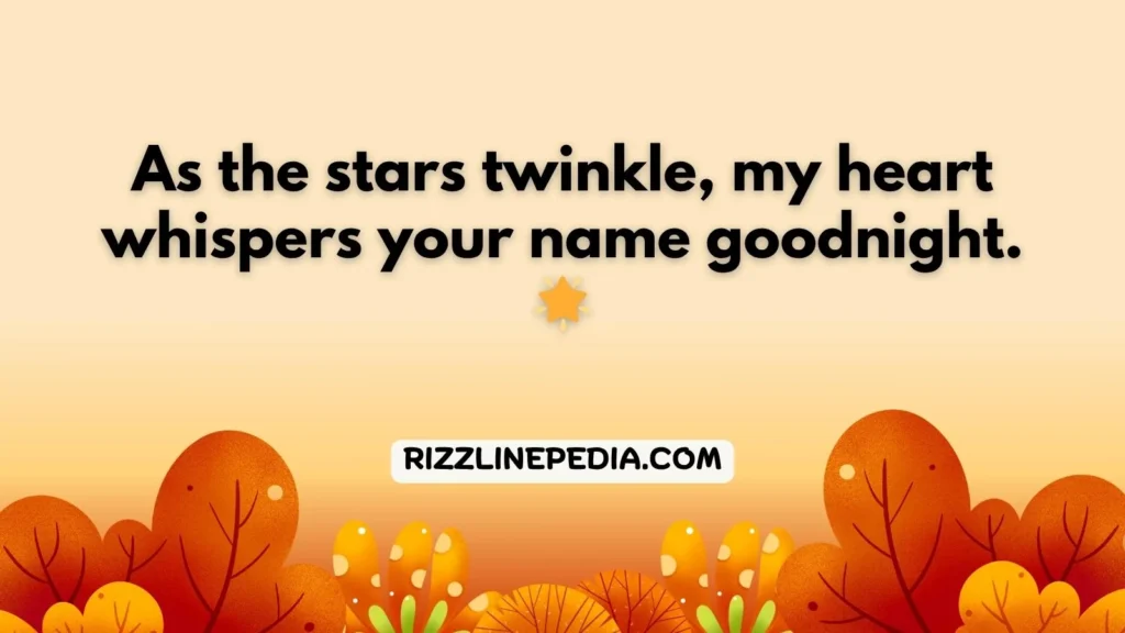 Goodnight Rizz Lines