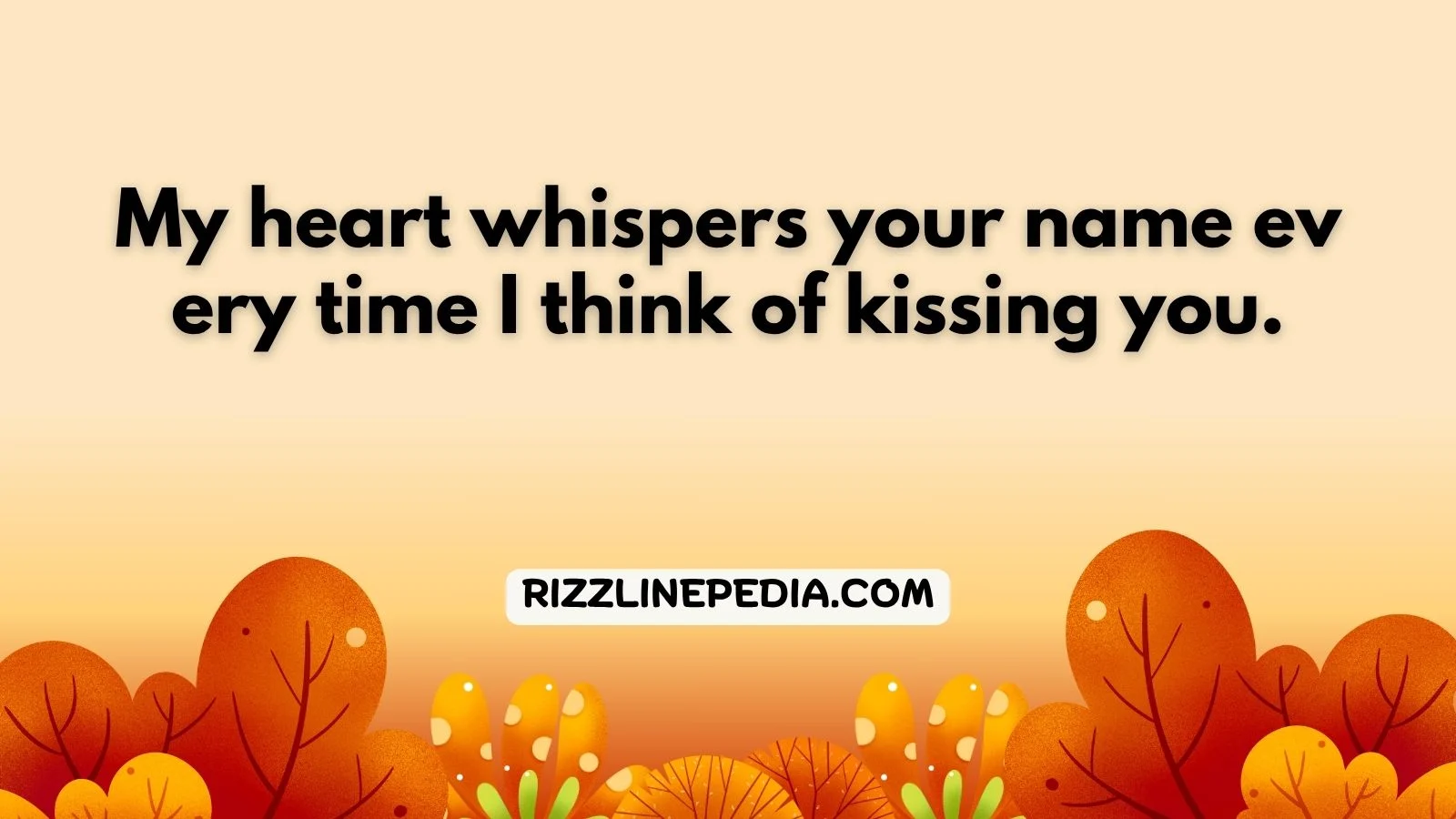 Kissing Rizz Lines