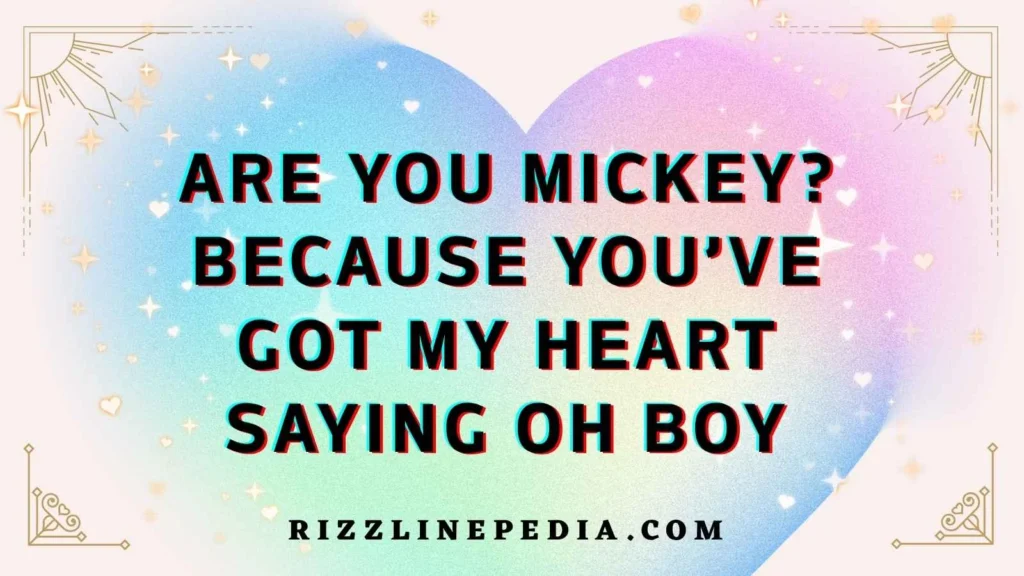 Mickey Mouse Rizz Lines