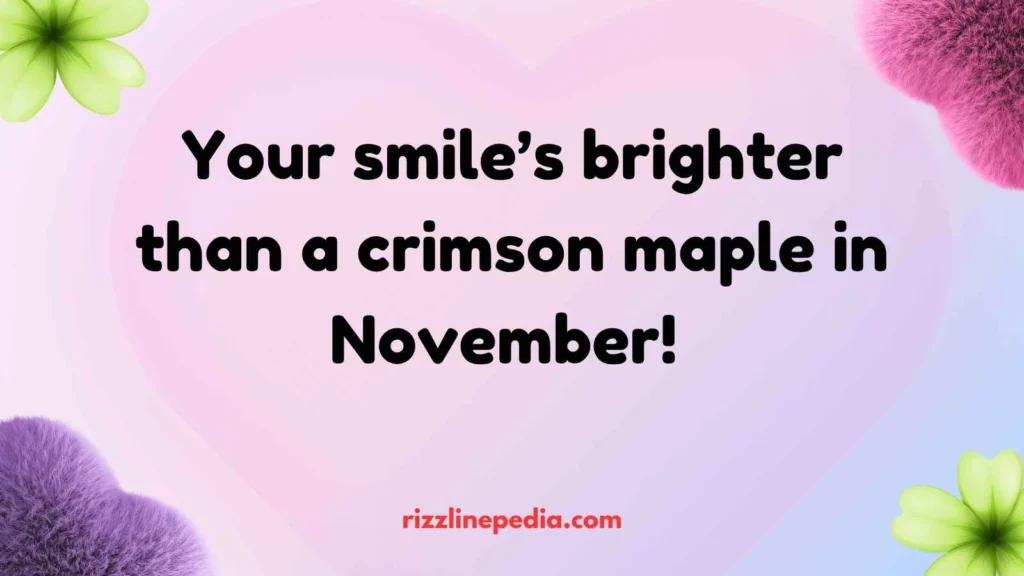 November Rizz Lines