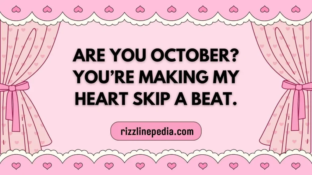 October Rizz Lines