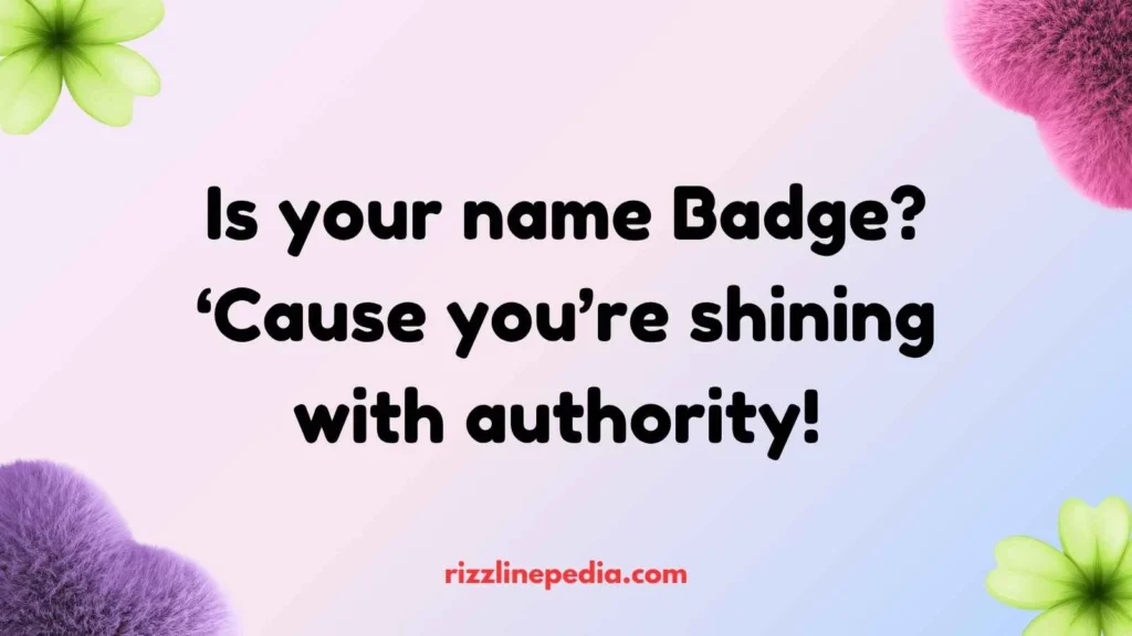 Badge Rizz Lines