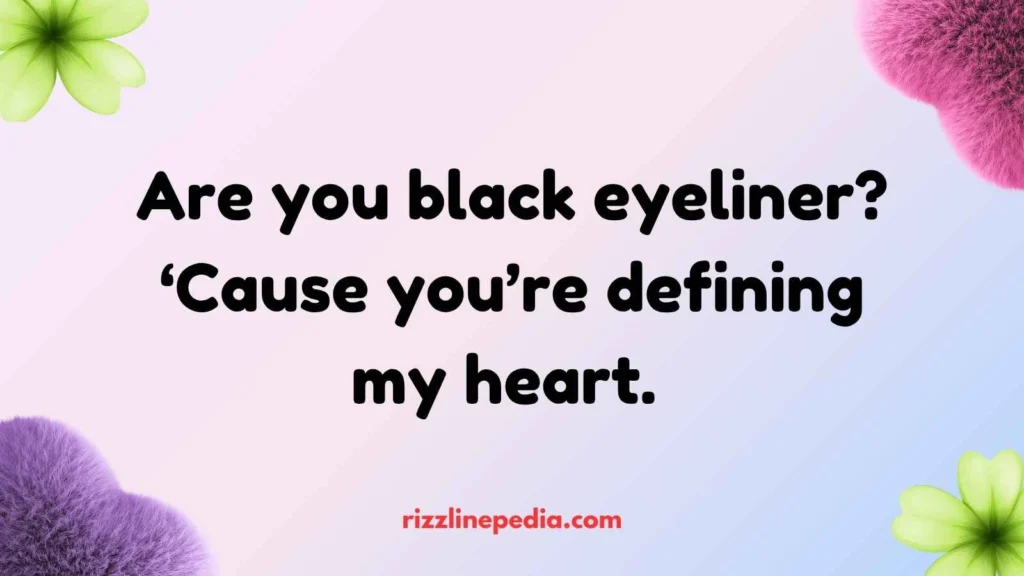 Black Eyeliner Rizz Lines