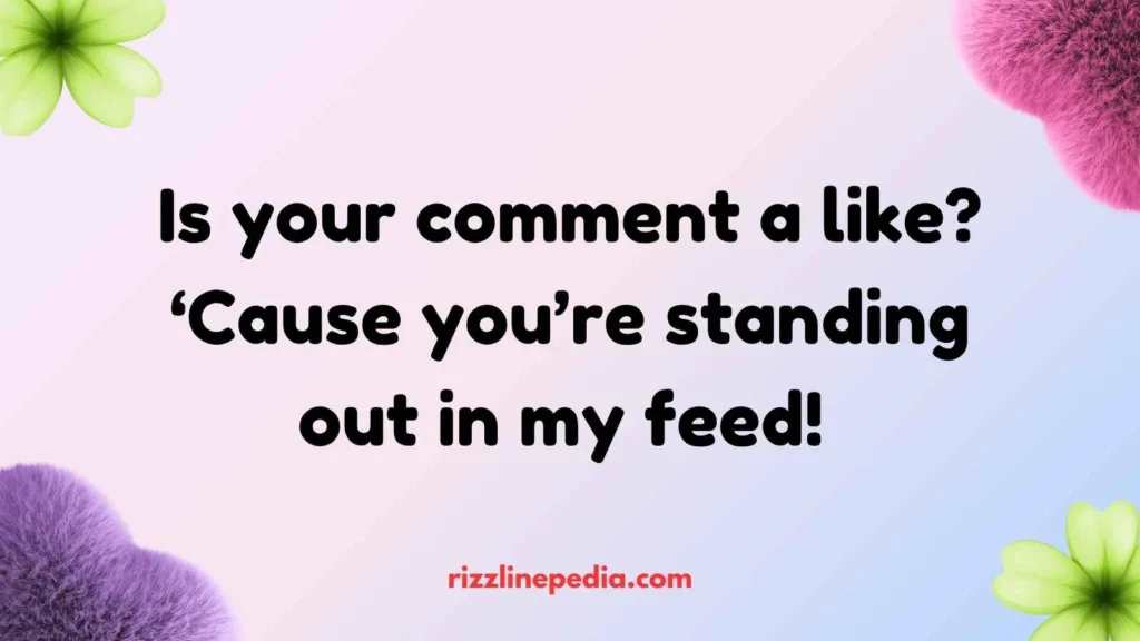 Comment Rizz Lines