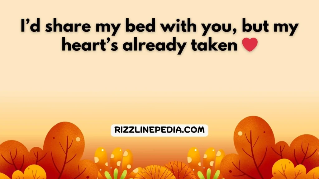Cozy Bedtime Rizz Lines