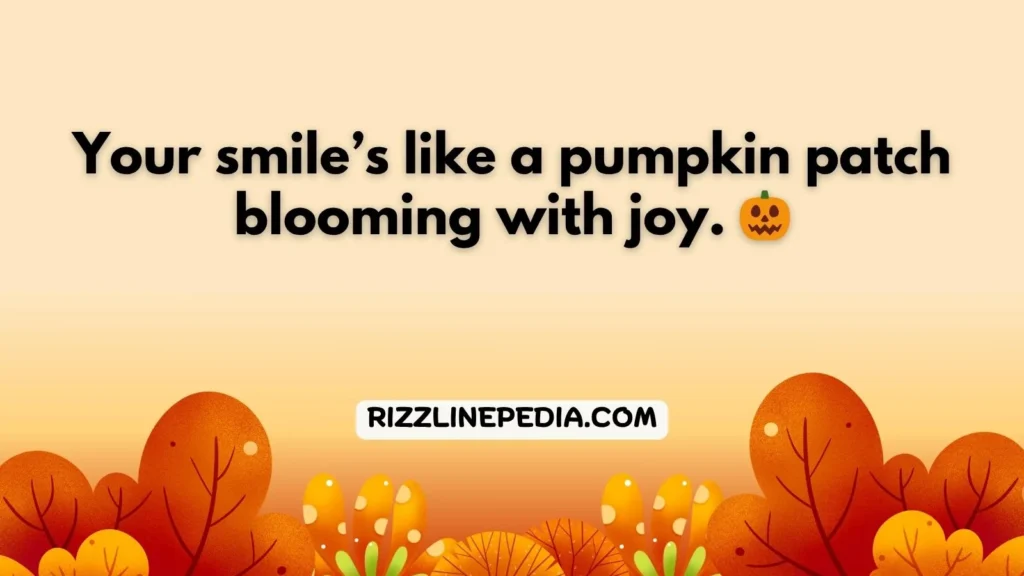 Creative Pumpkin Rizz Lines
