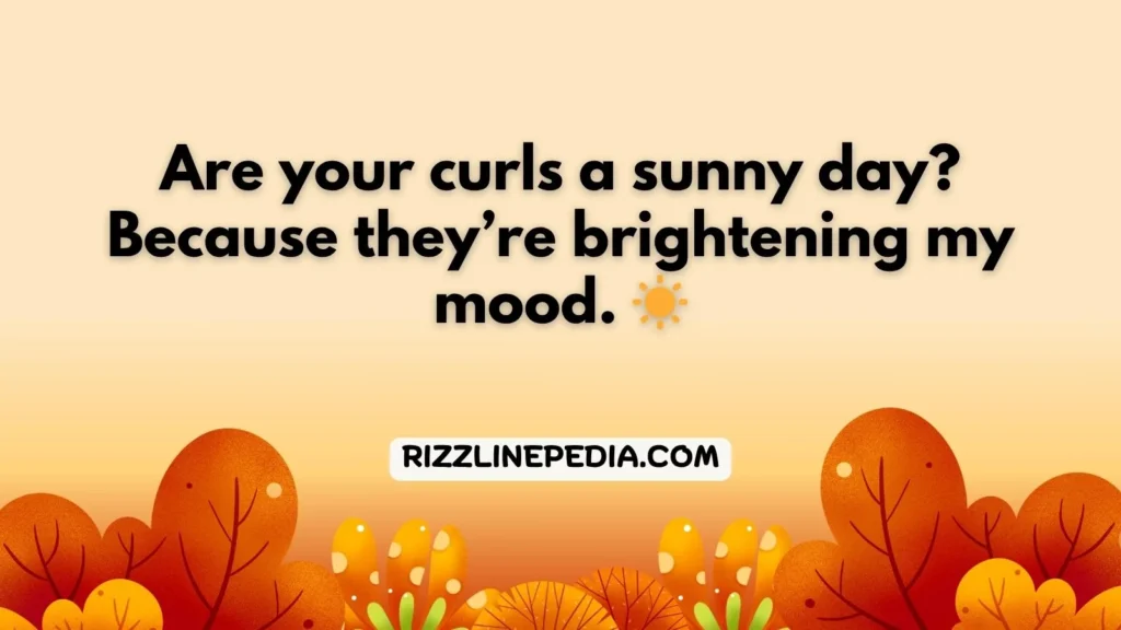 Curly Hair Rizz Lines