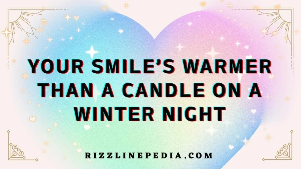 Cute Candle Rizz Lines