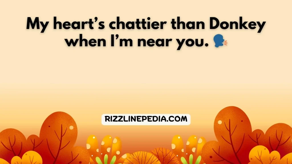 Donkey’s Witty Rizz Lines