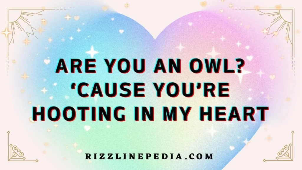 Owl-Themed Rizz Lines