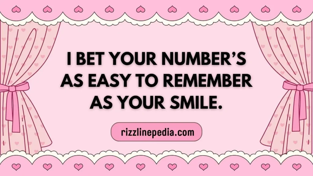Phone Number Rizz Lines