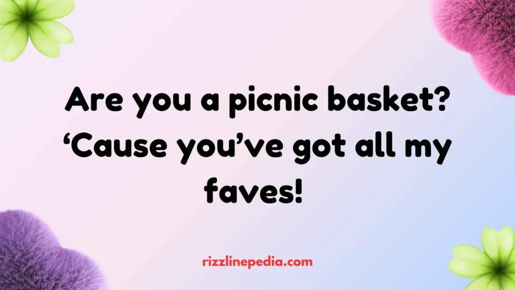Picnic Rizz Lines