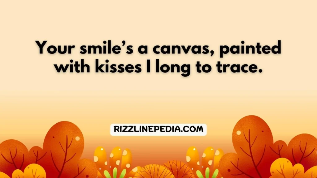 Poetic Kissing Rizz Lines