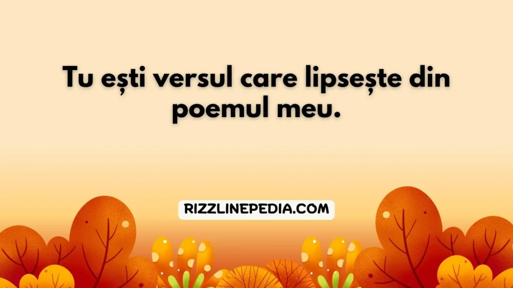 Romantic Poetic Rizz Lines