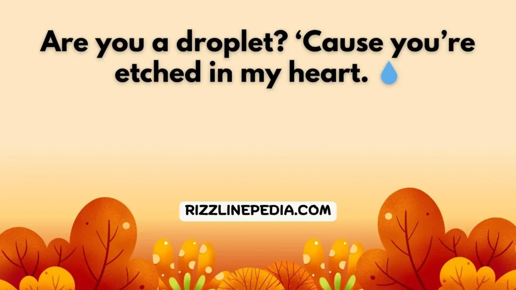 Romantic Shower Rizz Lines 
