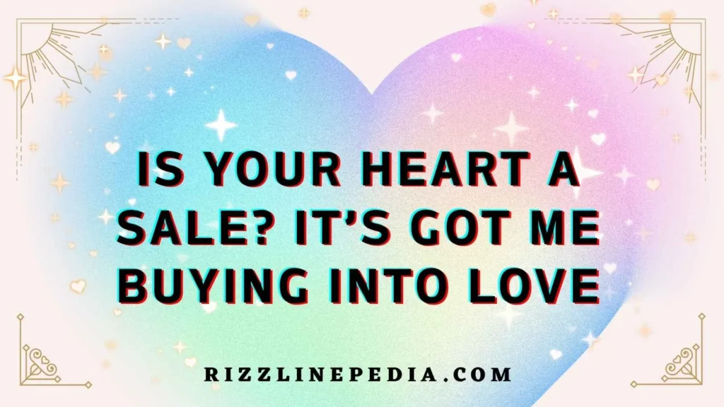 Shopping Themed Flirt Lines