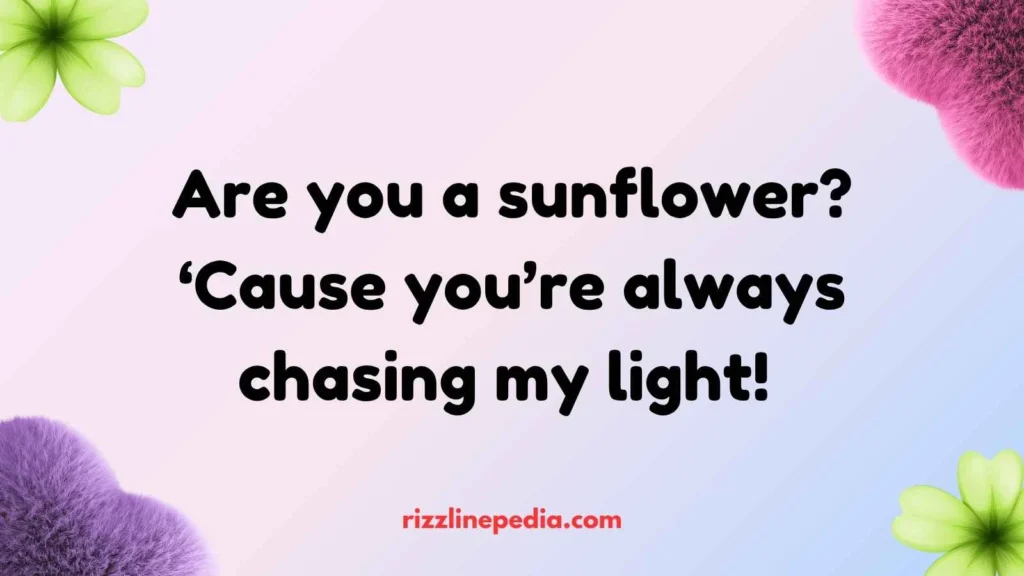 Sunflower Rizz Lines