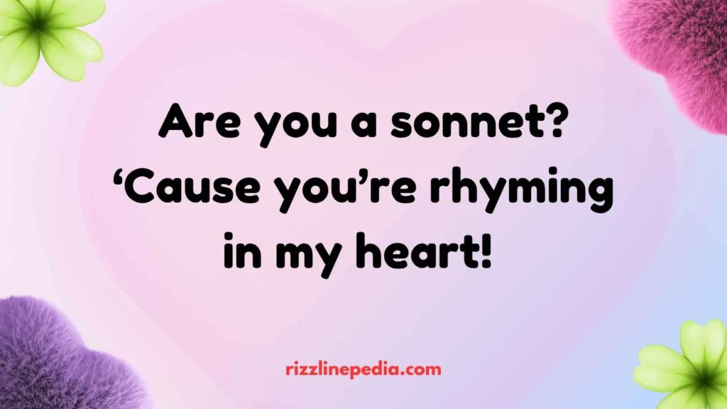 Poetic Love Rizz Lines